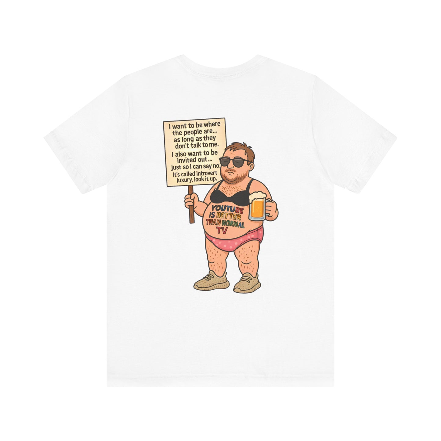 UNISEX TSHIRT FOR PEOPLE WHO HATE (OUTGOING)