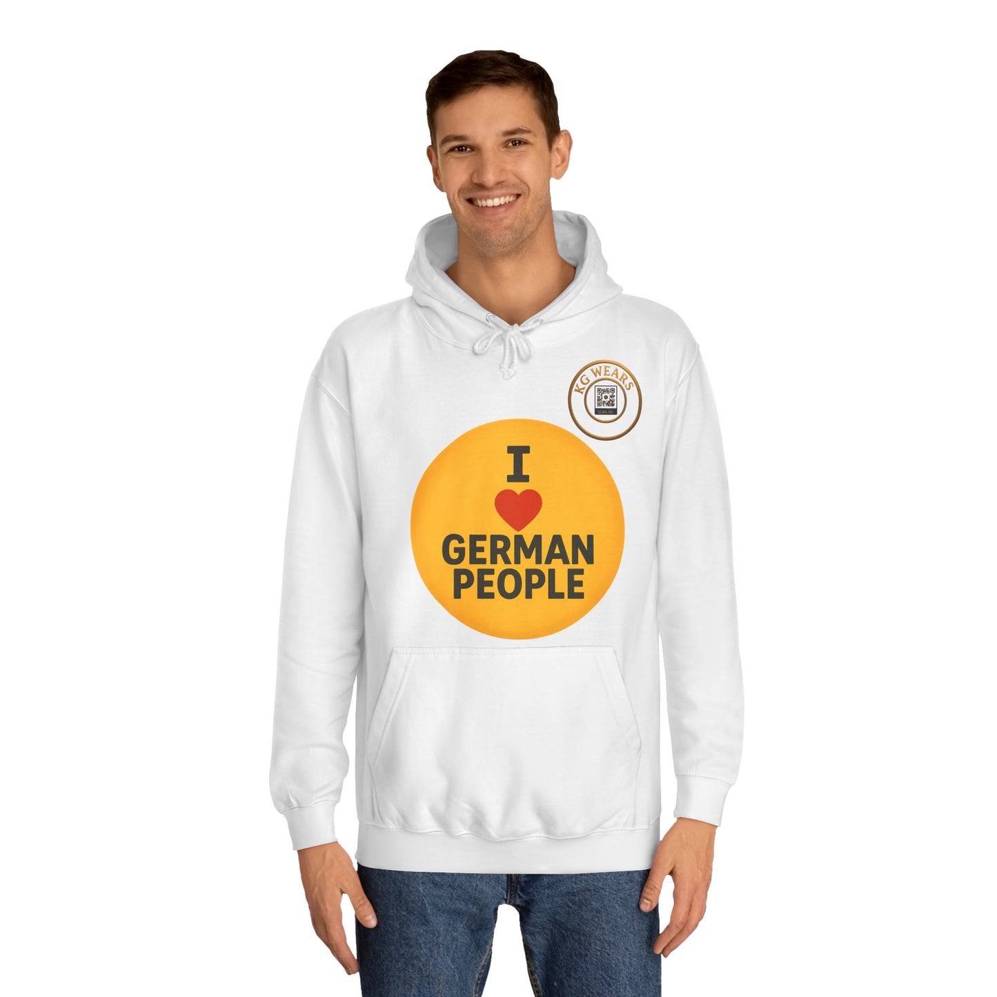 A Friendly Unisex Hoodie with German Pride Design (GERMAN)