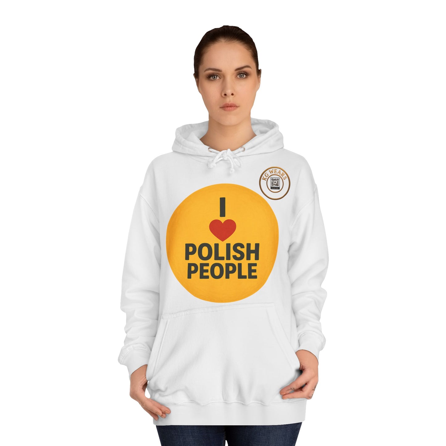 A Friendly Unisex Hoodie with Polish Pride Design (POLE)